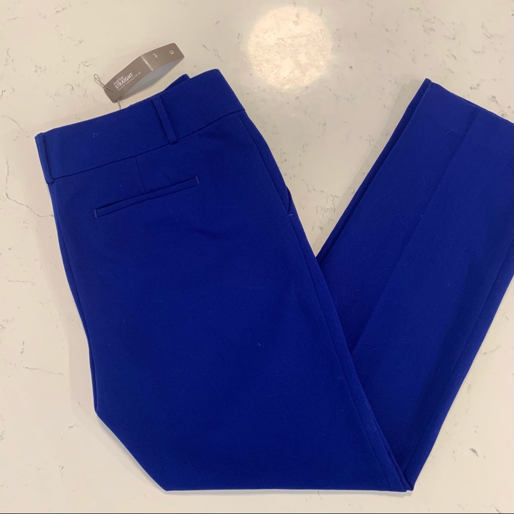 LOFT Marisa Business Casual Trousers Blue New